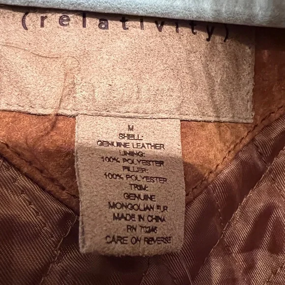 Mongolian fur trim penny lane afghan coat - Picture 2 of 2